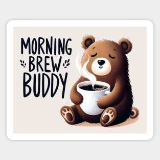 Morning Brew Buddy Magnet